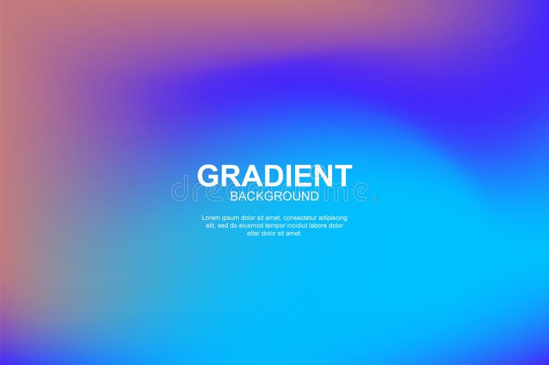 Bright color gradient background vector illustration