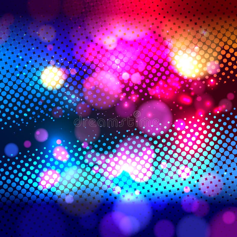 Bright colorful abstract background with defocused light bokeh vector illustration Bright colorful abstract background with defocused light bokeh vector illustration