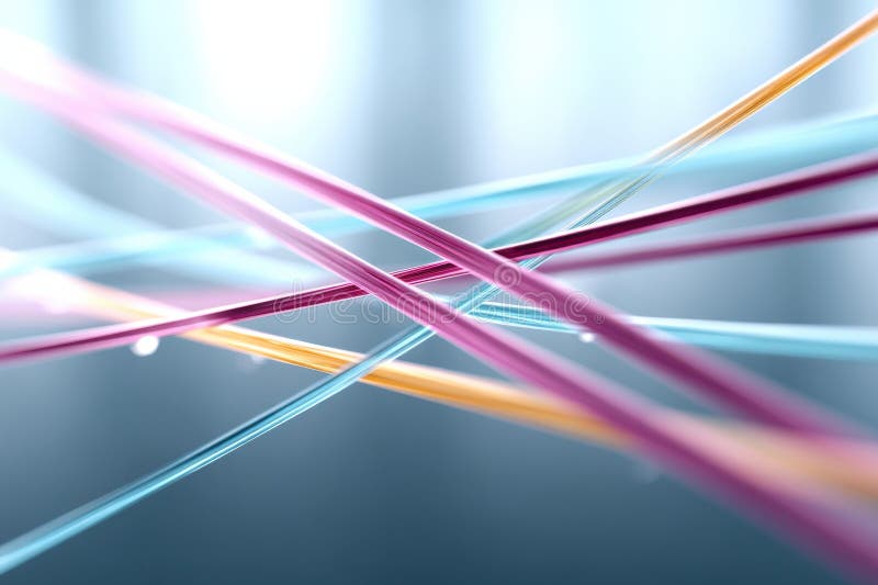 Bright and colorful abstract design featuring analog lines in vivid hues for creative expression stock photography