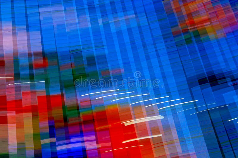 Blurred lighting effect in the colors of rainbow royalty free stock photo
