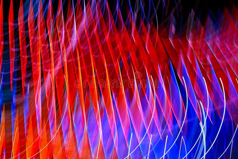 Blurred lighting effect in multiple colors royalty free stock photography