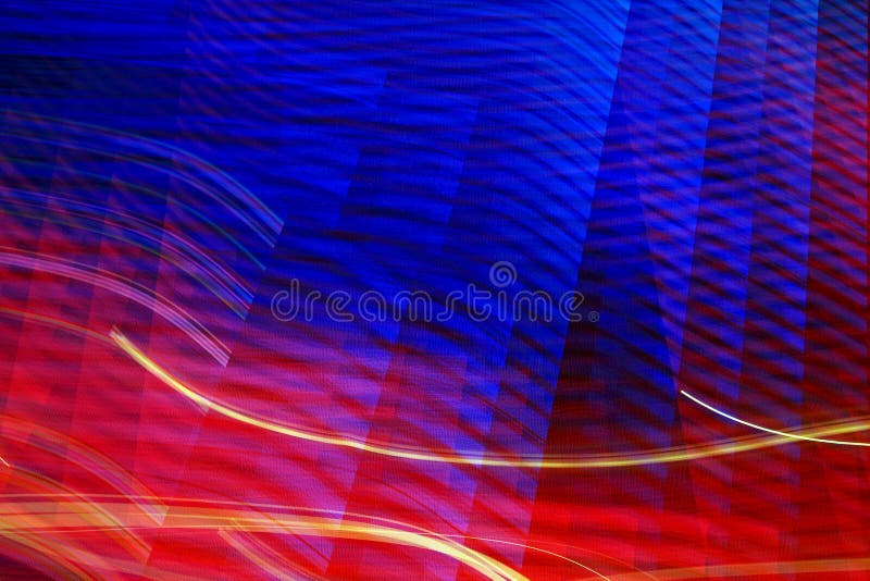 Blurred lighting effect in changing colors stock images