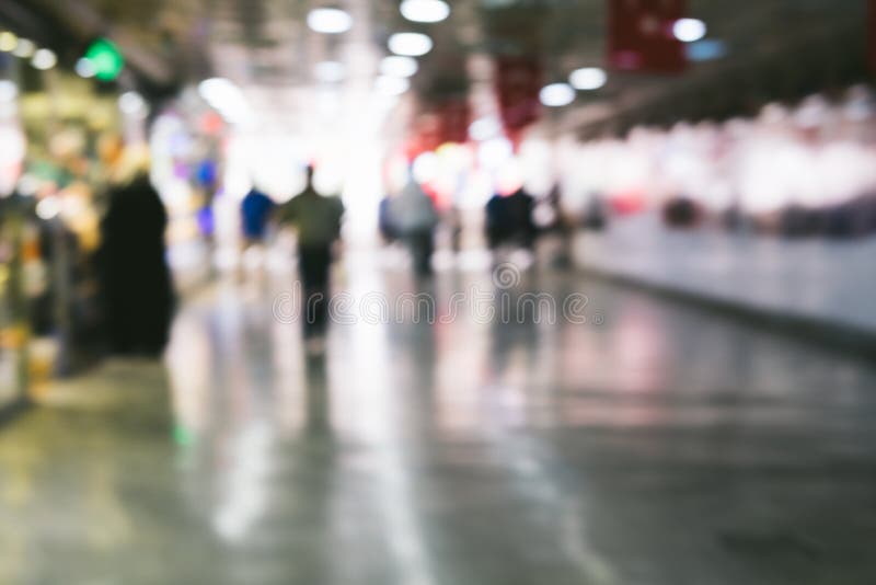 Bright Defocused Blurred Background with Unrecognizable People at the  Airport. Abstract Image of Crowd of People in Stock Image - Image of group,  intersection: 201051741