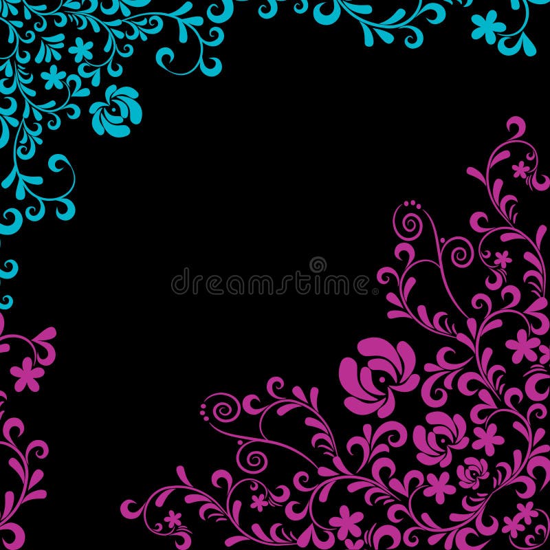 Bright floral background