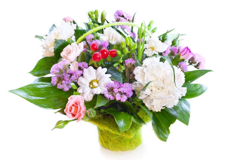 Bright flower bouquet royalty free stock images