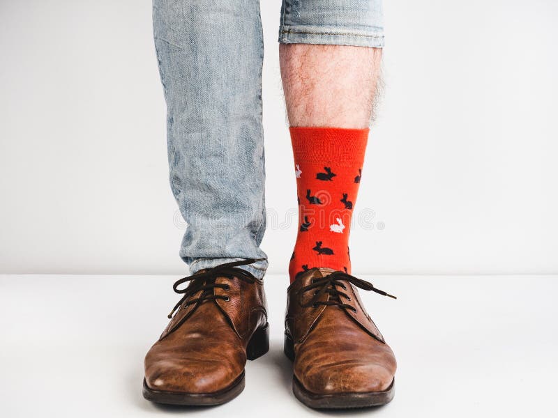 Vintage Brown Shoes Jeans And Mans Feet Stock Photo - Download Image Now -  Shoe, Black Color, Brown - iStock