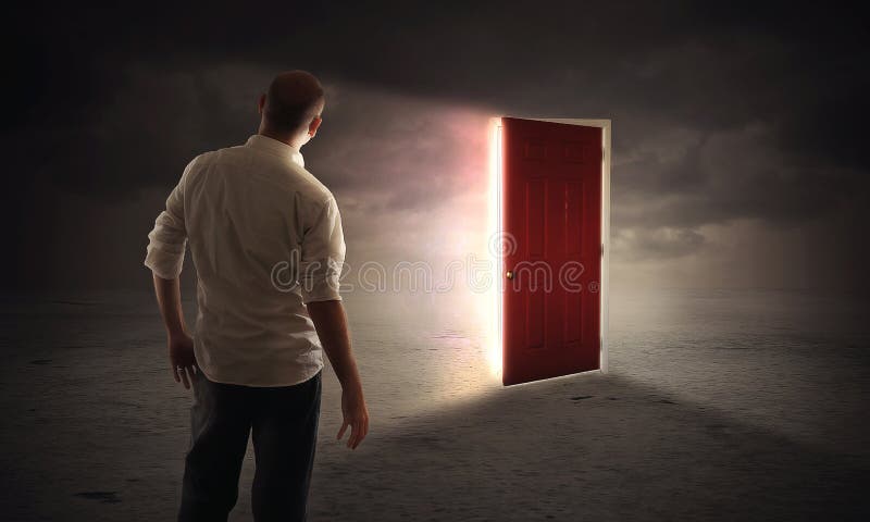 Bright glowing door royalty free stock photo Bright glowing door royalty free stock photo