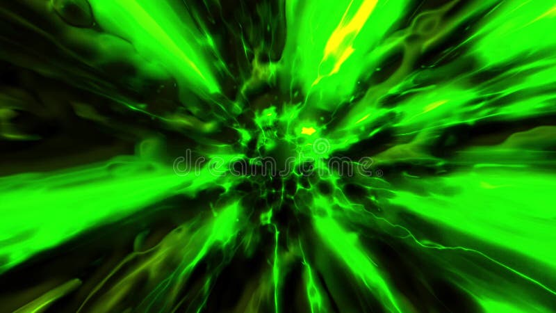 Bright glowing tunnel with plasma pattern. Motion. Rotating tunnel with shimmering neon plasma pattern. Bright glowing vector illustration