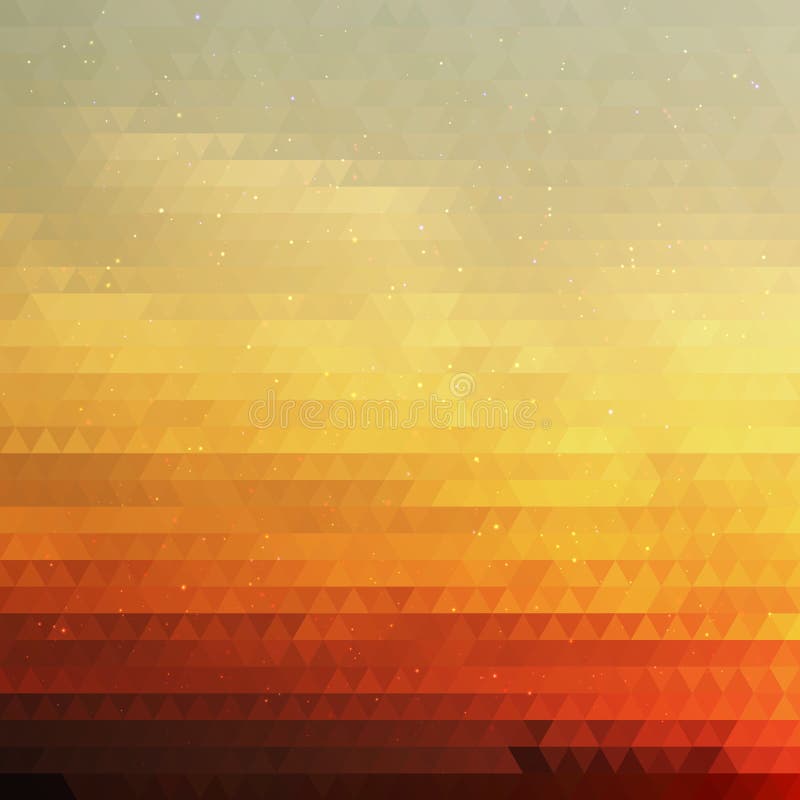 Bright Gradient Abstract Texture of Symmetric Triangles. Background of Geometric Shapes Colors of Sunrise Sky with Dust royalty free illustration Bright Gradient Abstract Texture of Symmetric Triangles. Background of Geometric Shapes Colors of Sunrise Sky with Dust royalty free illustration