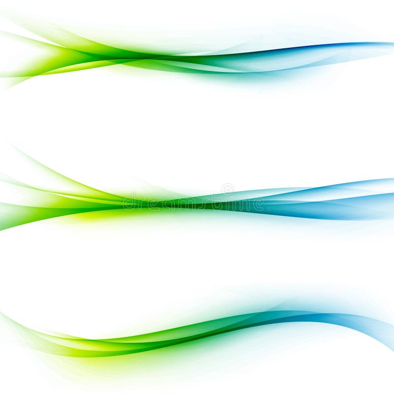 Bright green blue speed abstract lines flow stock illustration