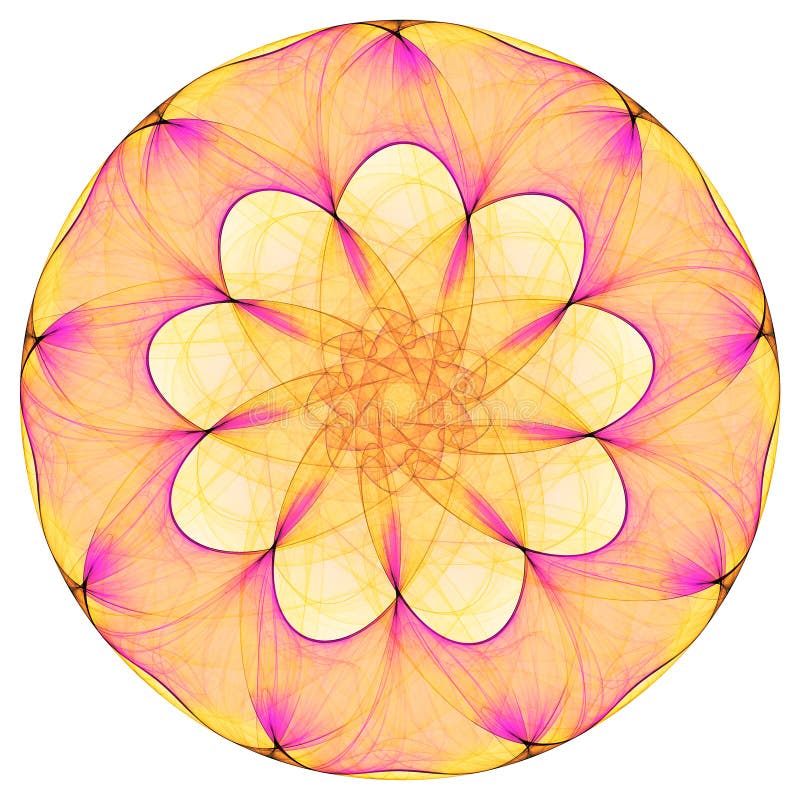 Bright mandala vector illustration