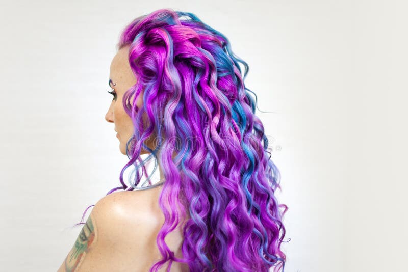 Blue Purple Pink Hair Color Trends - wide 4