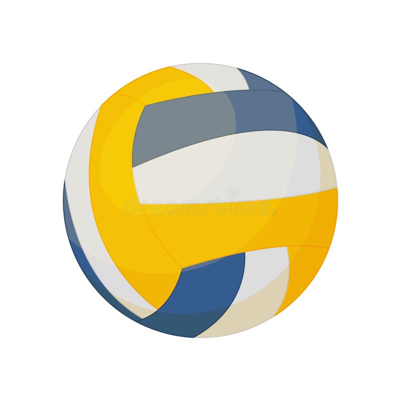 A Bright Multicolored Ball for Playing Volleyball and Water Polo. a ...