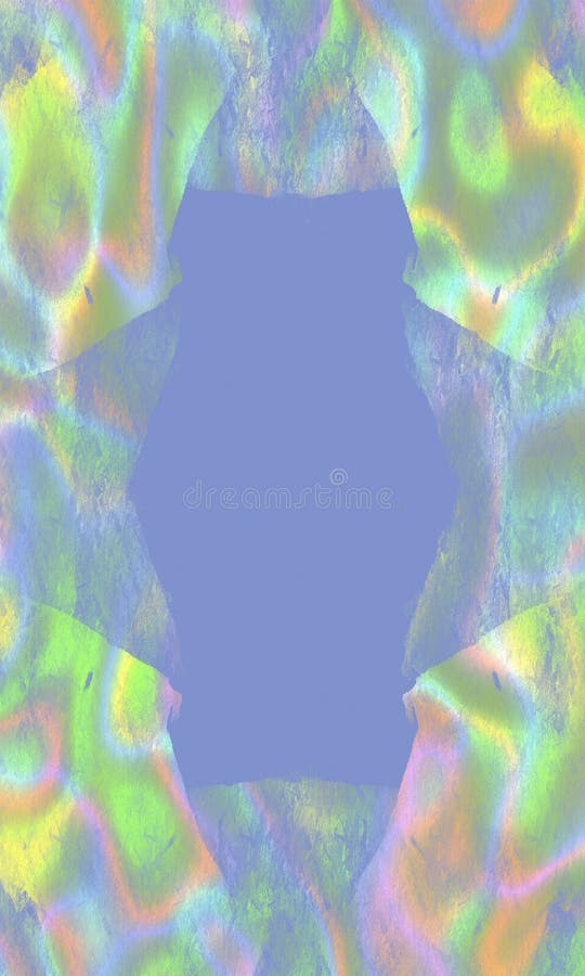 Bright neon vertical frame on lilac background, place for text, halloween,banner, rainbow border stock illustration