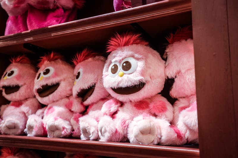 Bright and Nice Soft Toys in the Shop in Universal Studios Park