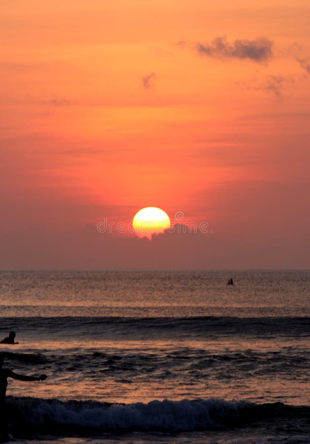 Bright Orange Beach