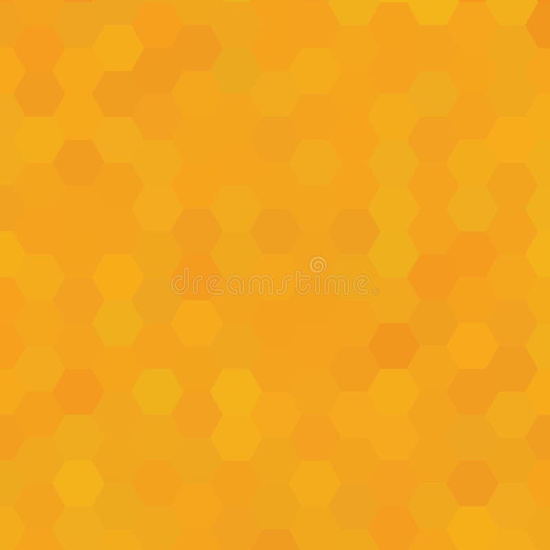 Bright orange color background. hexagon pattern illustration. vector. eps 10