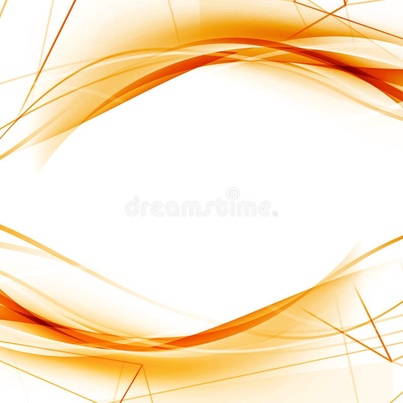 Orange High-tech Background Template Stock Vector - Illustration of ...