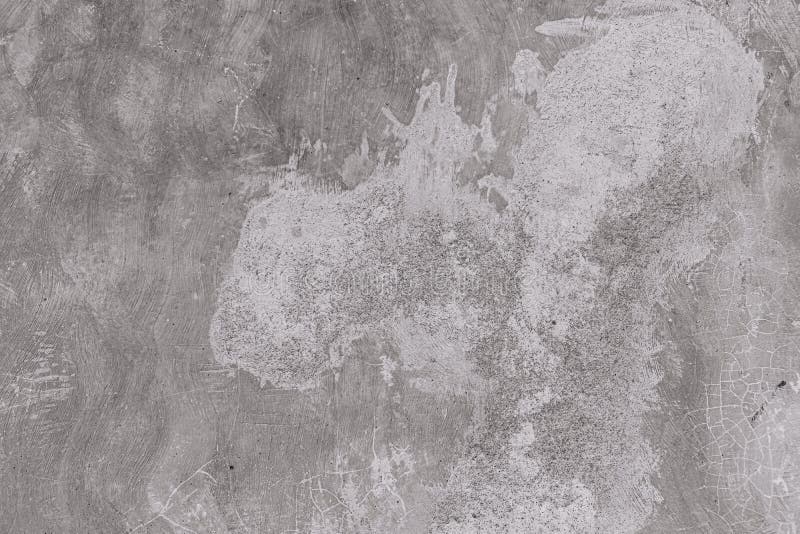 Texture of an old white wall with lots of stains stock photo