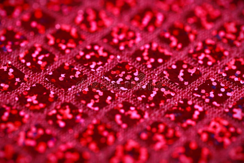 Brillante rosa fucsia glitter quadrati di tessuto con paillettes di sfondo.