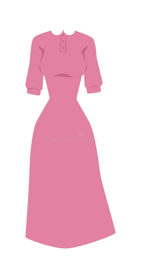 Pink Glamour Girl With Clipping Path Stock Illustration - Illustration ...