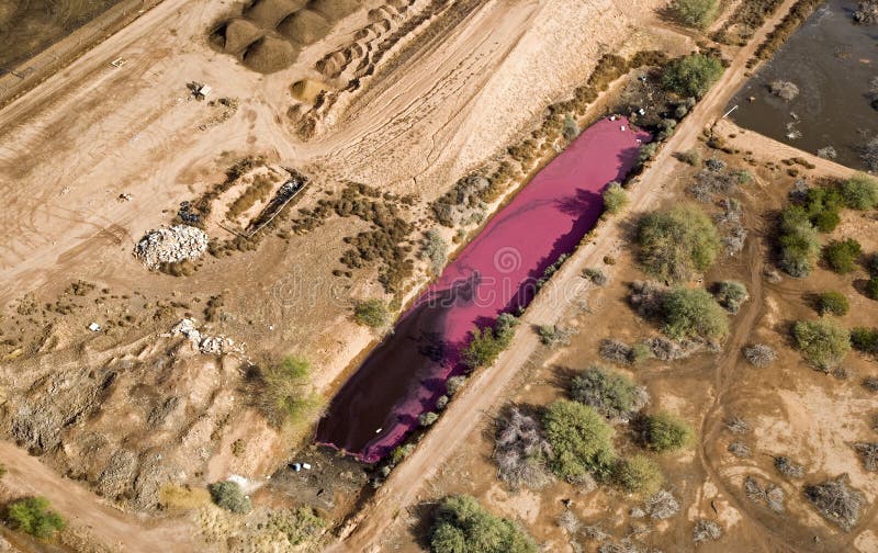 Bright Pink Pit stock photo