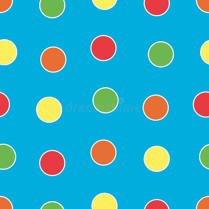 Bright Polka Dots stock illustration. Illustration of ball 6031919