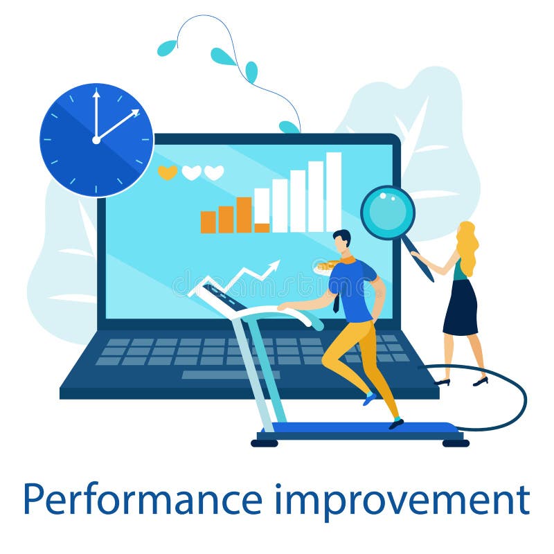 Improvement vector. Bright Performance.