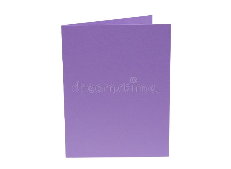 Bright Purple Blank Card