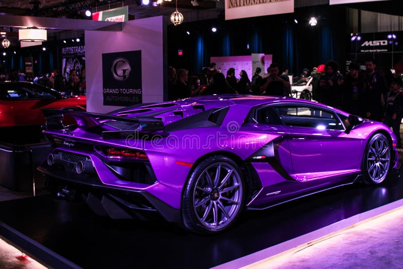 Rare Purple Lamborghini on Display Editorial Image - Image of carpet,  carohotography: 139867865