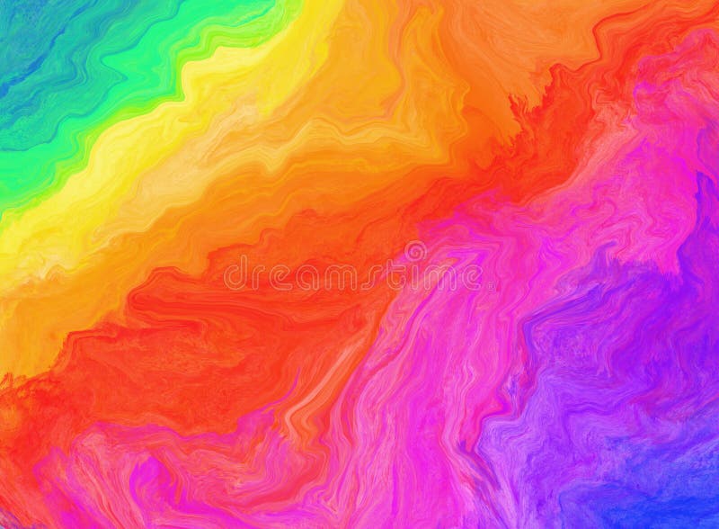Bright rainbow colors abstract background stock illustration
