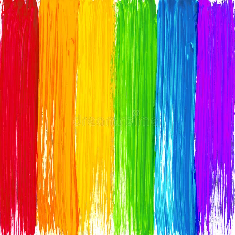7+ Paint rainbow strokes Free Stock Photos StockFreeImages