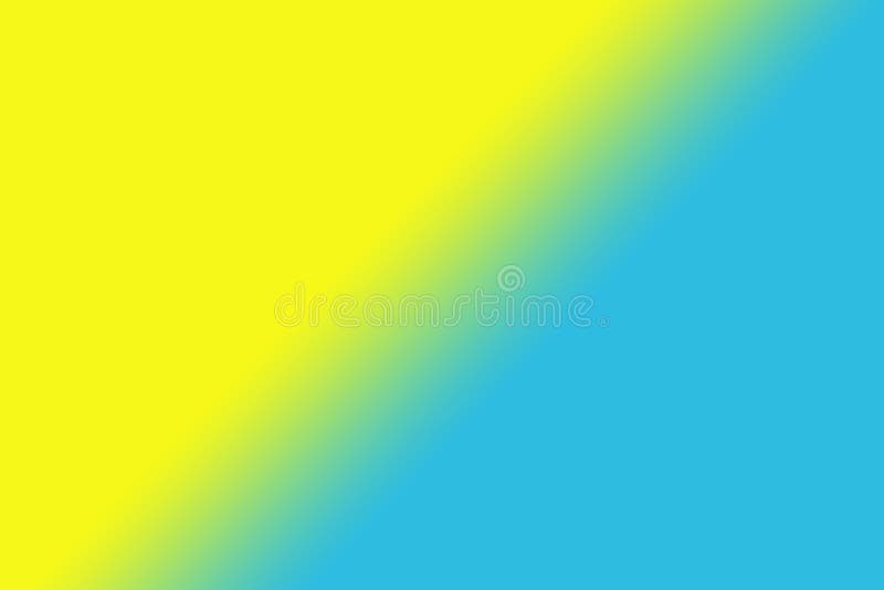 Bright Saturated Gradient of Blue and Yellow Colors. a Great Desktop