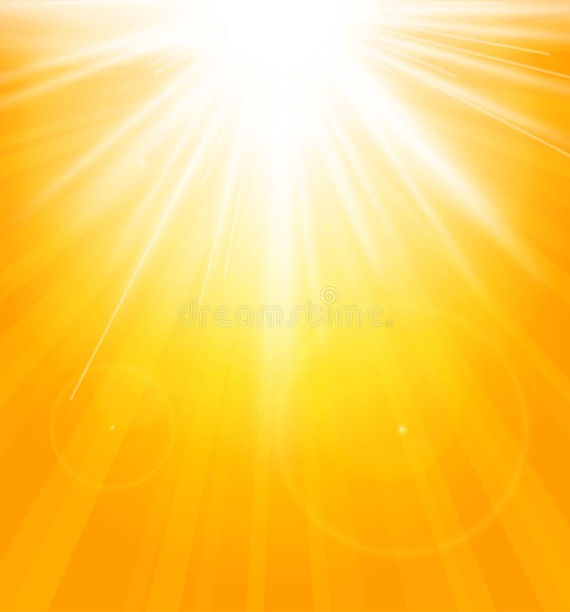 Bright shining sun with lens flare. vector illustration Bright shining sun with lens flare. vector illustration