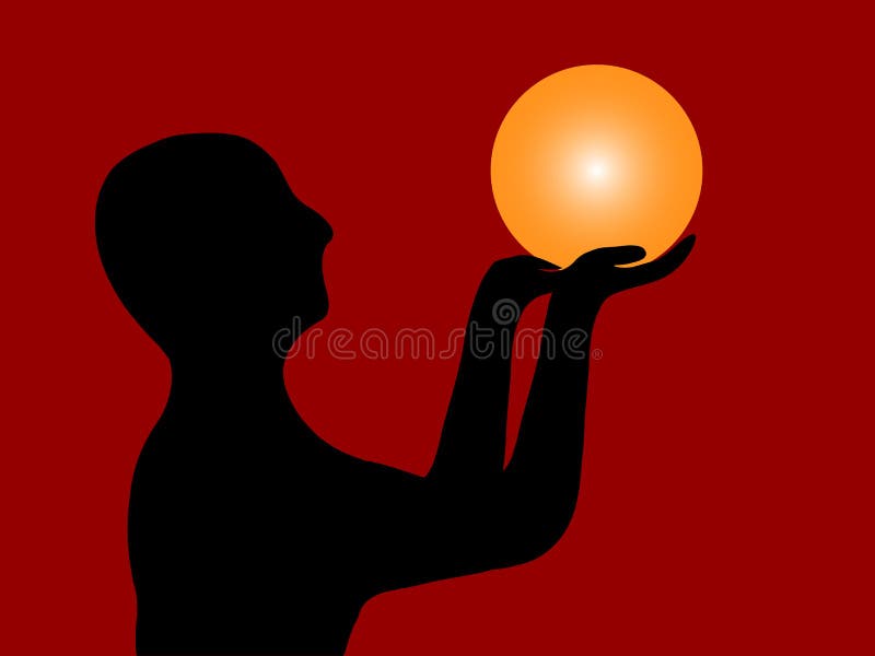 Bright shiny object (vector) stock illustration