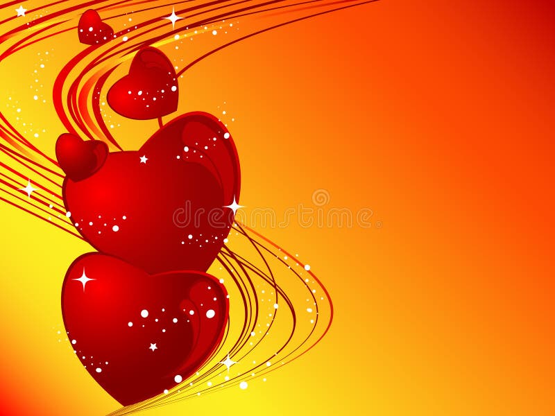 Bright Valentine vector