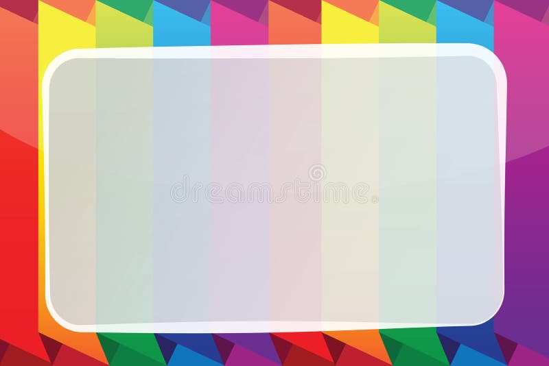 Bright vector frame stock illustration