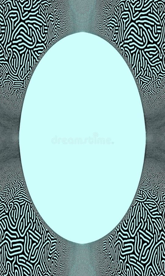 Bright vertical black frame on turquoise background, place for text, halloween, banner, rainbow border. Christmas royalty free illustration