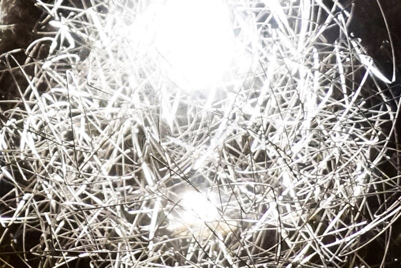 Bright white glowing metal thread, texture for background stock image