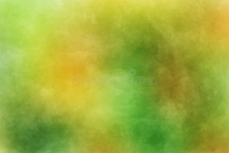 Bright Yellow and Green Background Painted Gradient Texture Stock Photo