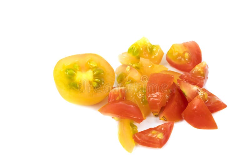 Brightly colored tomatoes royalty free stock image Brightly colored tomatoes royalty free stock image