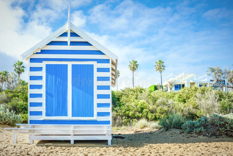 Brighton Bath Box stock image. Image of sandy, tourism 92840479