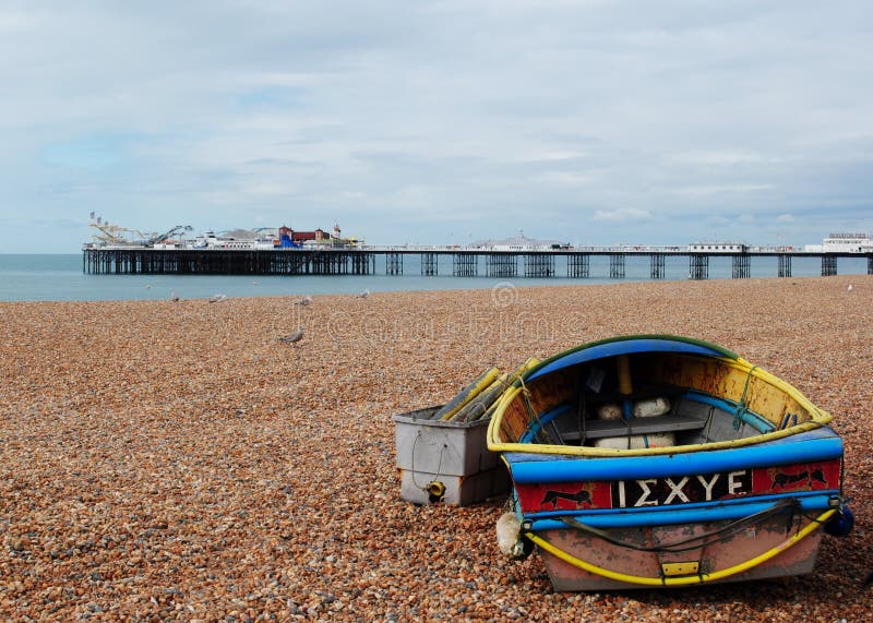 Brighton Beach Gaviota imagen de archivo Brighton Beach Gaviota imagen de archivo