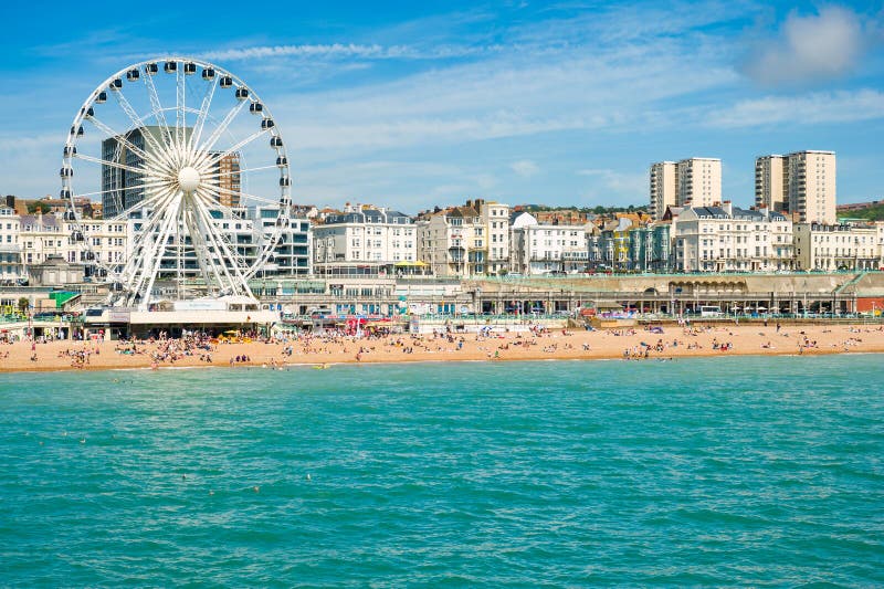 Brighton beach stock photo Brighton beach stock photo