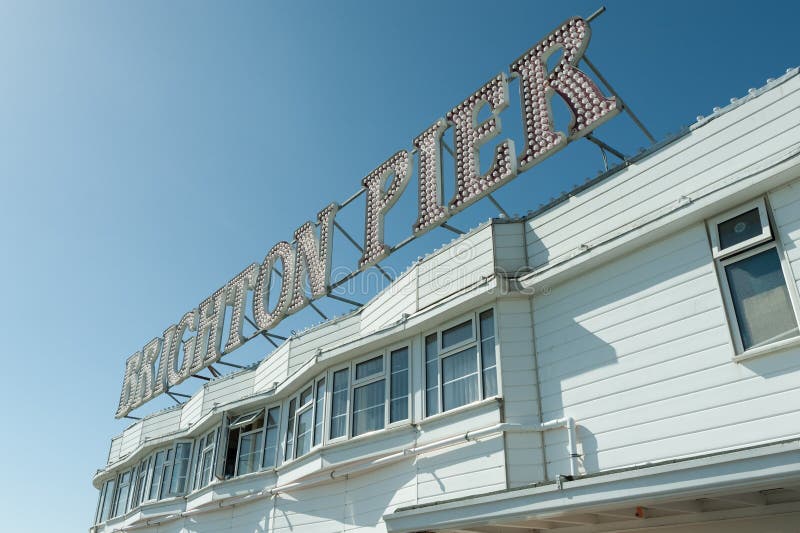 Brighton pier royalty free stock photo