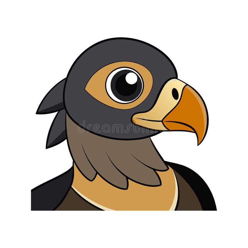 Brillant BlackCollared Hawk Bird Vertretung lizenzfreie abbildung