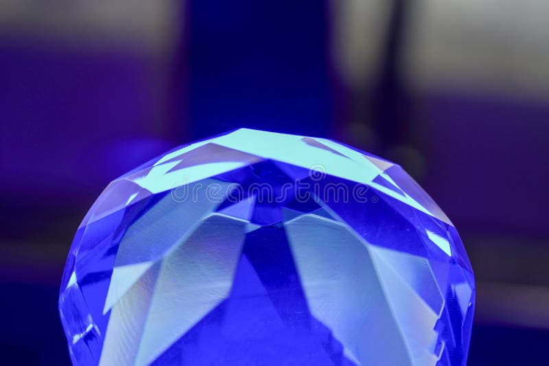 Brilliant Cut Diamonds Photographed in the Studio Stock Photo Image