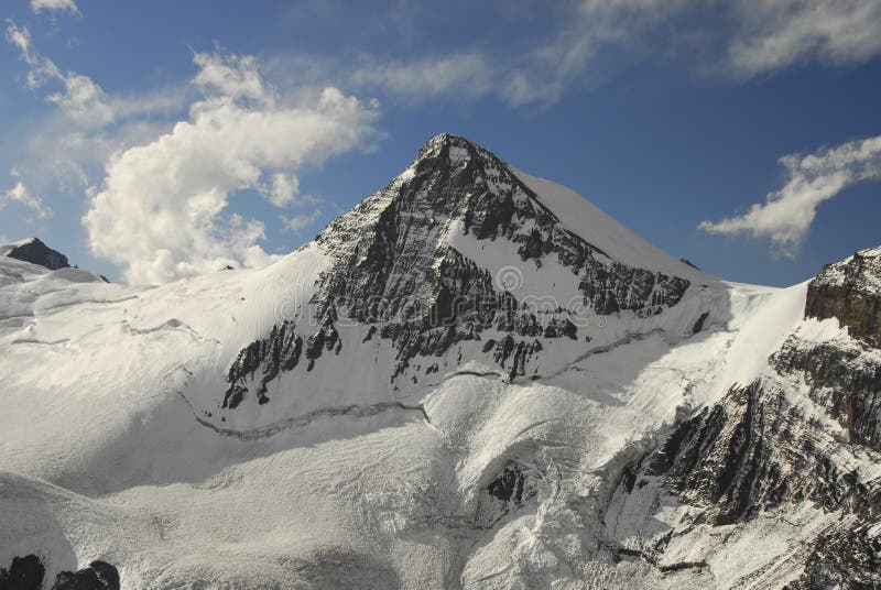 Brilliant Snow Covered Peak