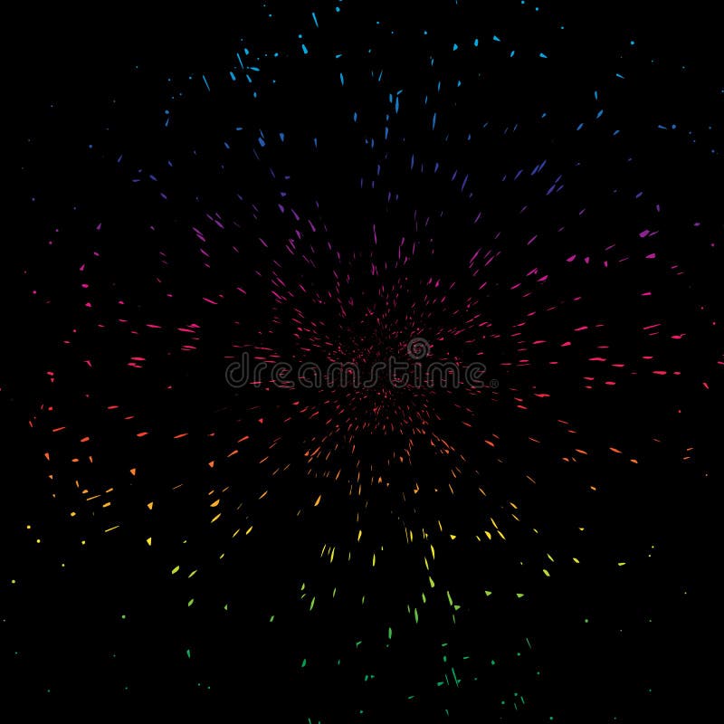 Brillo de la dispersión de la explosión de la explosión del espectro de las estrellas en el espacio a de la galaxia ilustración del vector Brillo de la dispersión de la explosión de la explosión del espectro de las estrellas en el espacio a de la galaxia ilustración del vector