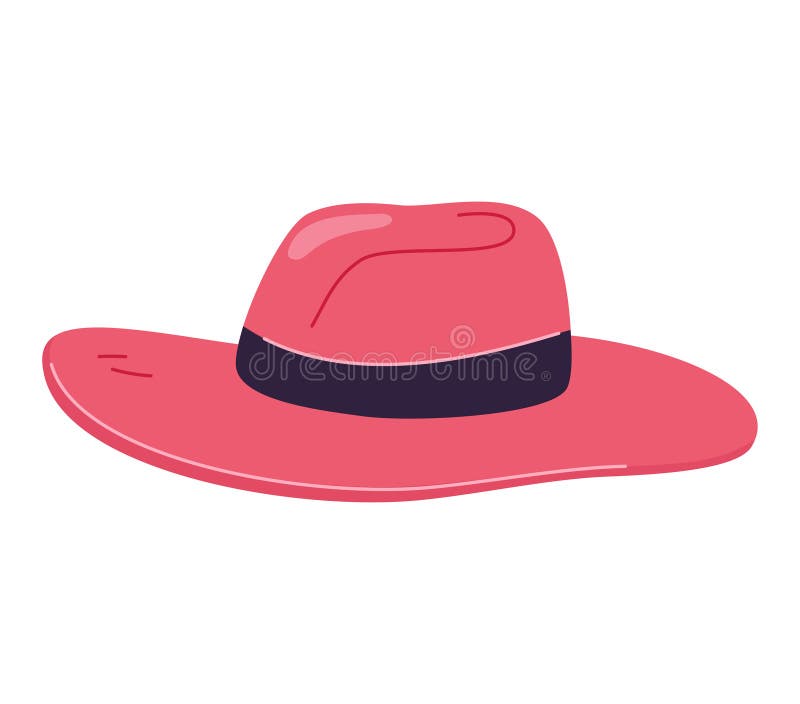 Flat Brim Hat Stock Illustrations – 775 Flat Brim Hat Stock ...